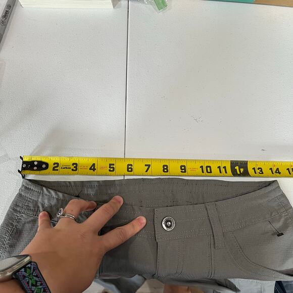 Kuhl Womens Horizn 6276 SKINNY Gray Hiking Outdoors Cargo Pants Stretch 2 - Picture 7 of 9